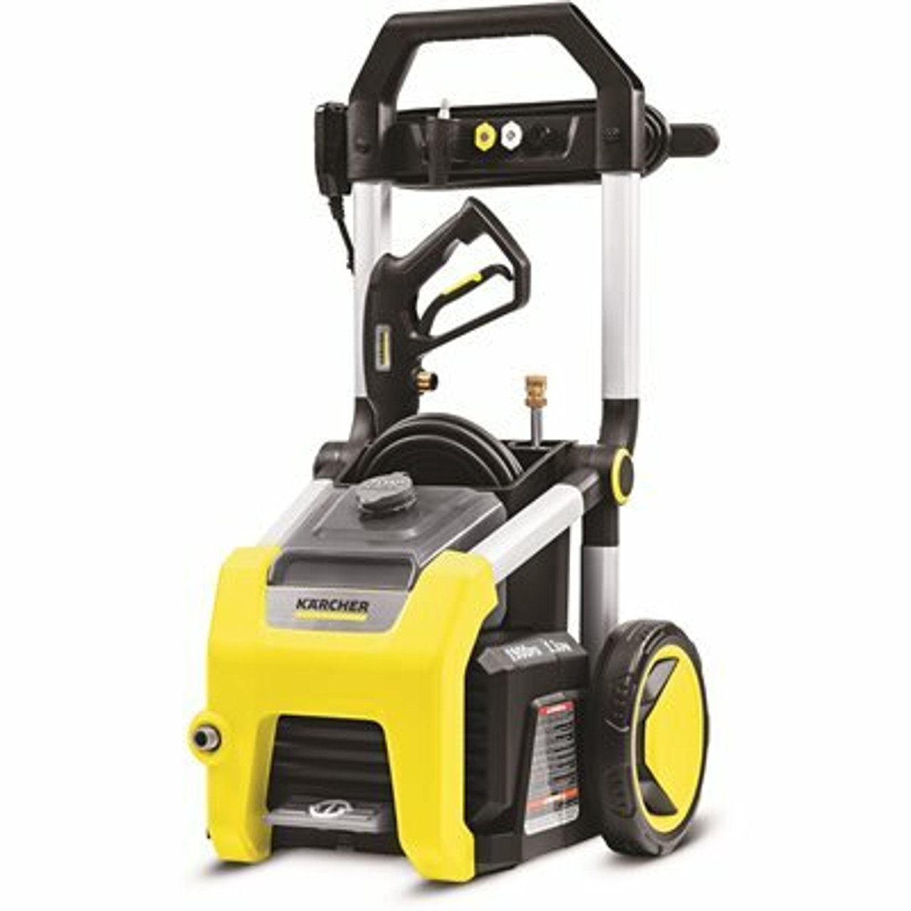 Karcher K1900 - 1900 Psi 1.3 Gpm Electric Pressure Washer With Wheels Folding Handle 1G Detergent Tank - Anthracite/Black