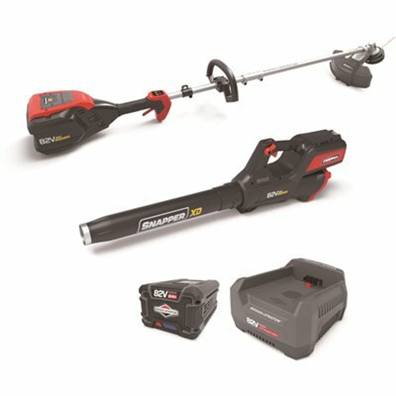 Xd 82-Volt Max Cordless Electric Clean Up Bundle With String Trimmer, Leaf Blower, (1) 2.0 Battery And (1) Rapid Charger