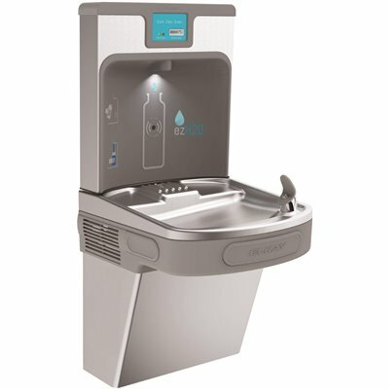 Elkay Filtered 8 Gph Ezh2O Ada Stainless Steel Drinking Fountain With Bottle Filling Station