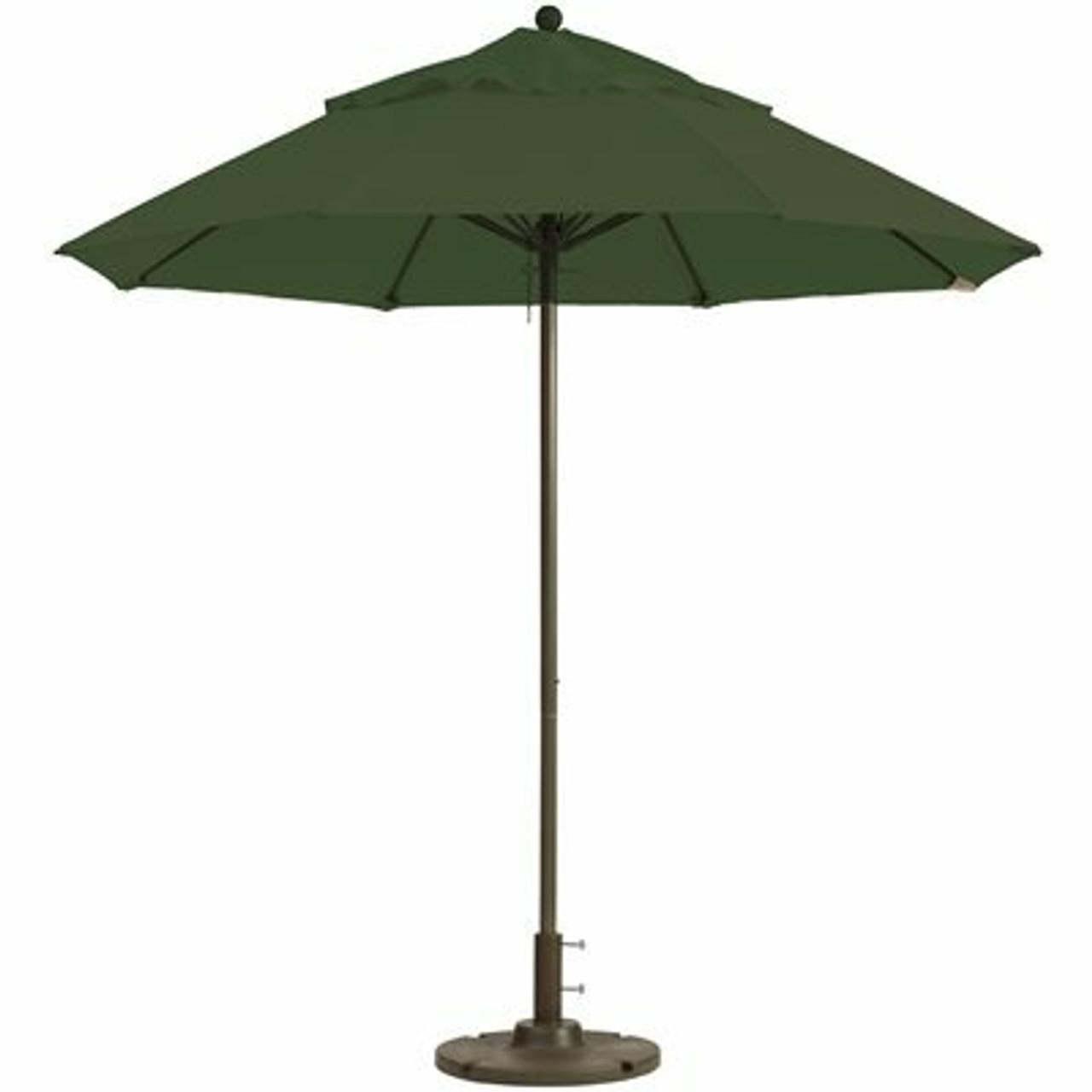 Windmaster 7.5 Ft. Aluminum Market Patio Umbrella In Forest Green