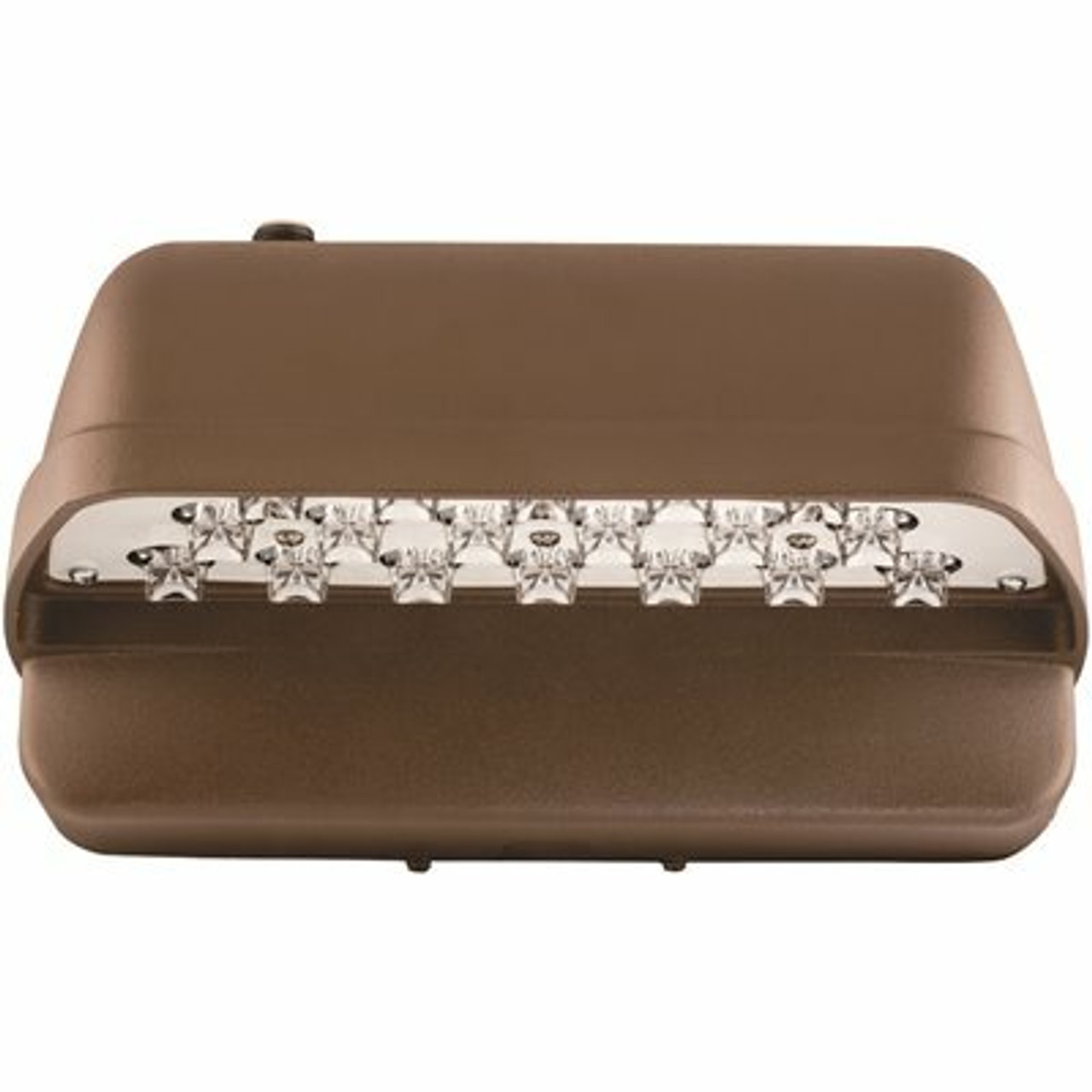 Hubbell Lighting Litepak 43-Watt Dark Bronze Outdoor Integrated Led Wall Pack Light