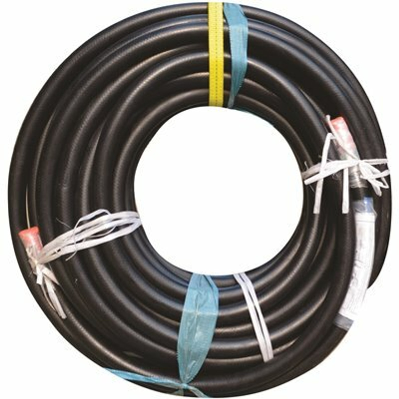 Enerco 1.25 In. X 15 Ft. High Pressure Liquid Propane Gas Rubber Hose Assembly With Mnpt X Mnpt