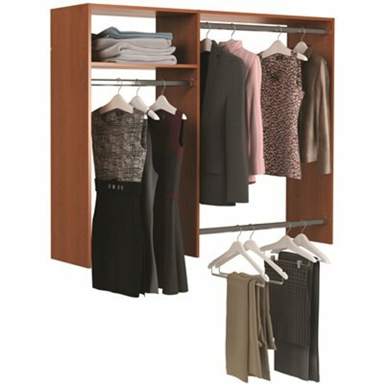 The Stow Company Easy Track 3-5' W Closet Kit - 3580591