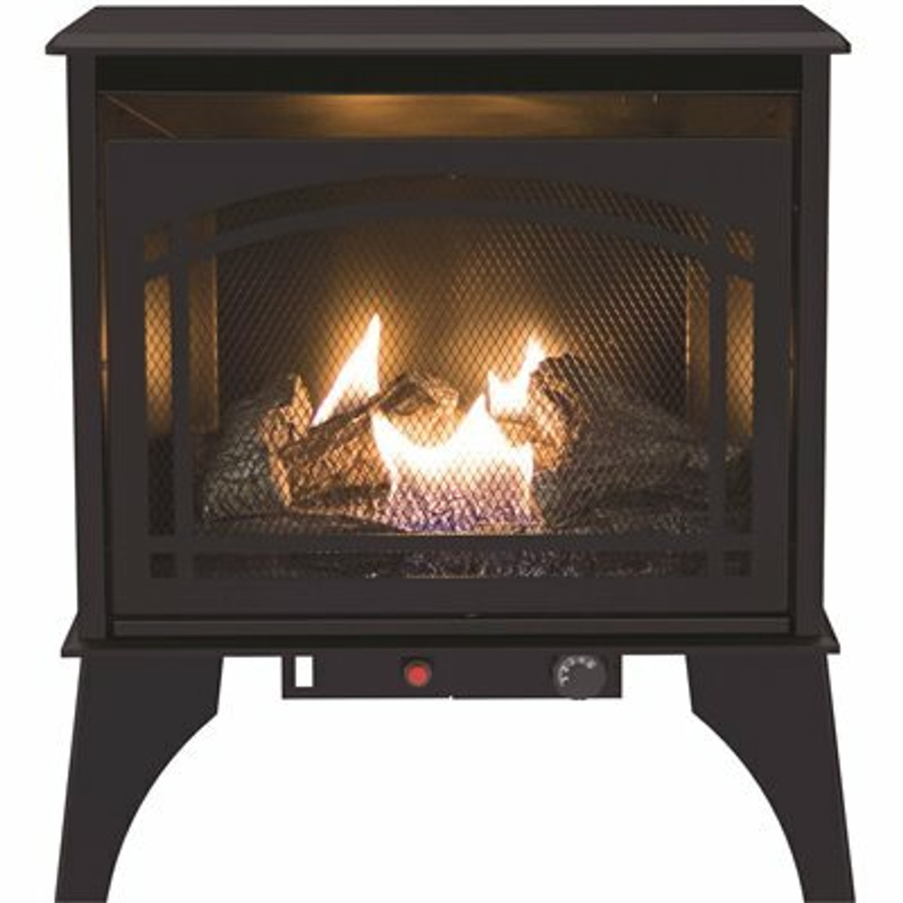 Pleasant Hearth 23.5 In. Compact 20,000 Btu Vent-Free Dual Fuel Gas Stove