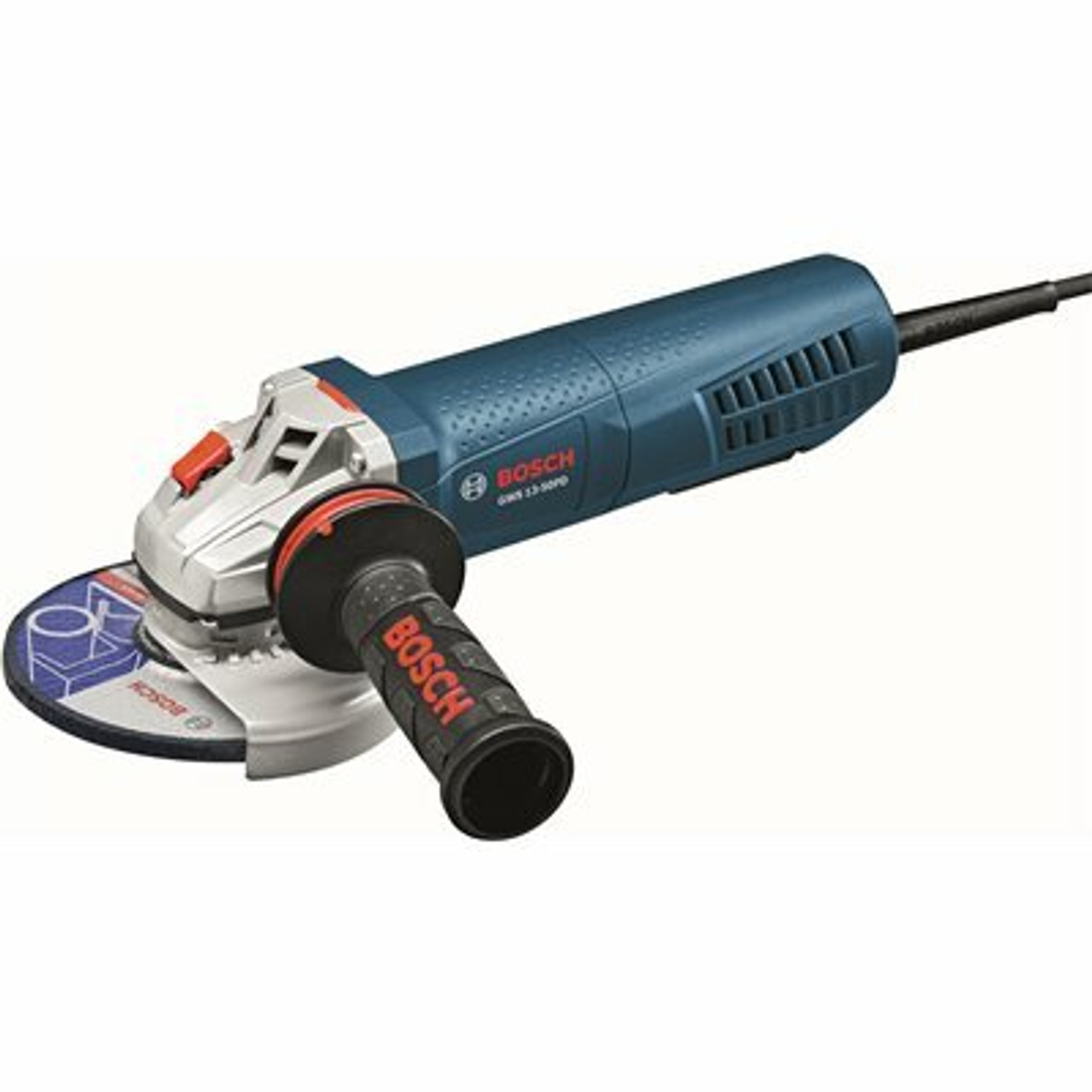 Bosch 13 Amp 5 In. Corded High-Performance Angle Grinder With No-Lock-On Paddle Switch