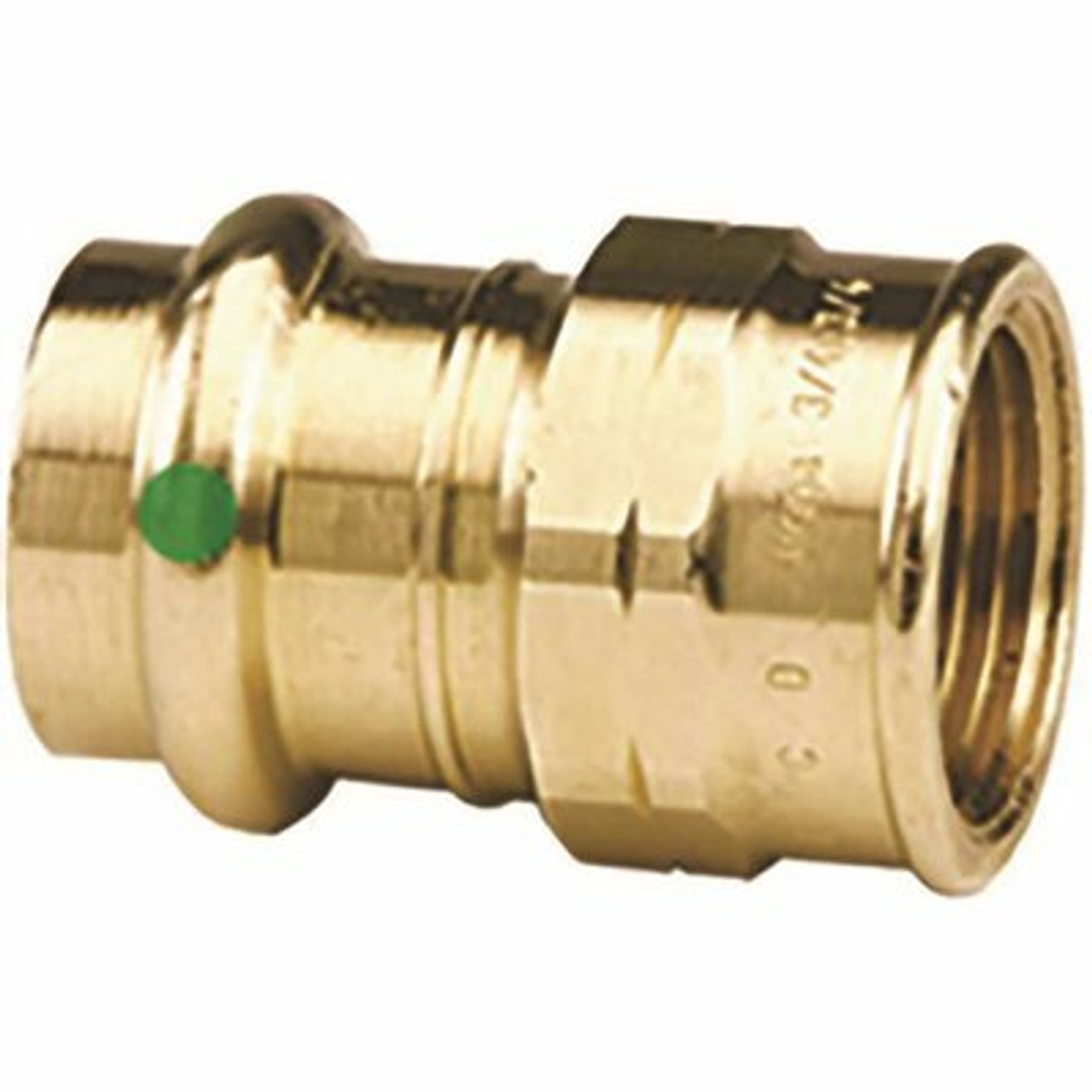 Viega Propress 1-1/4 In. Press X 1-1/4 In. Fpt Zero-Lead Bronze Adapter Fitting