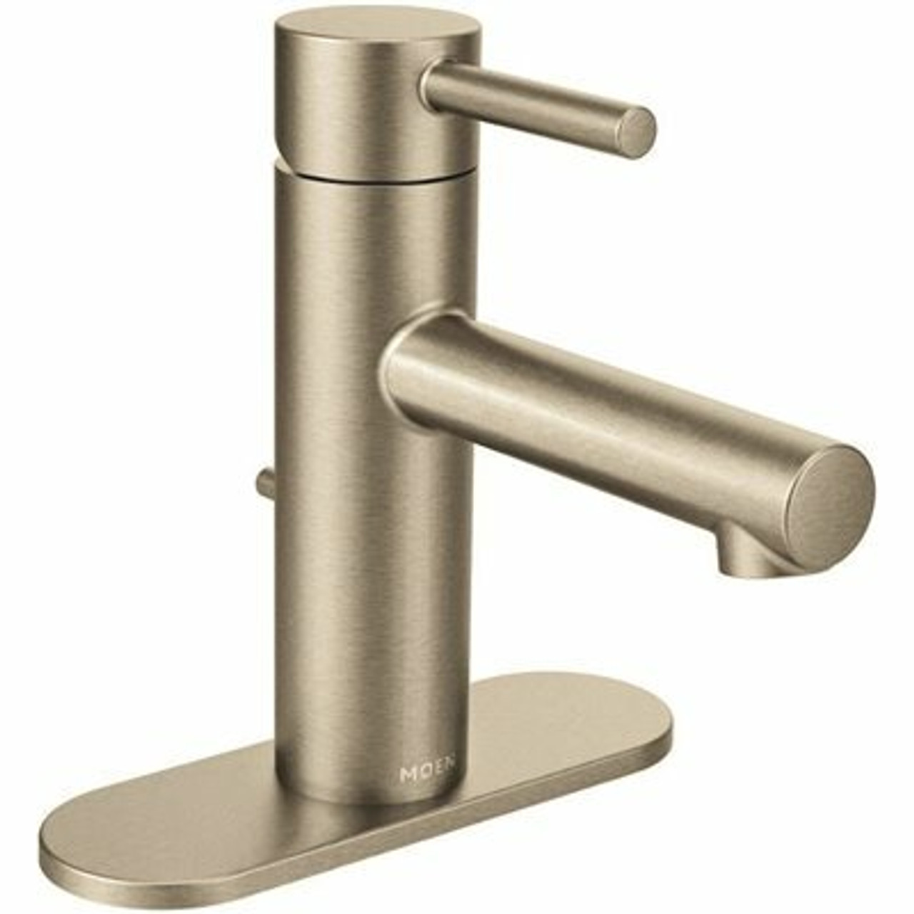 Moen Align Single Hole Single-Handle Bathroom Faucet In Brushed Nickel