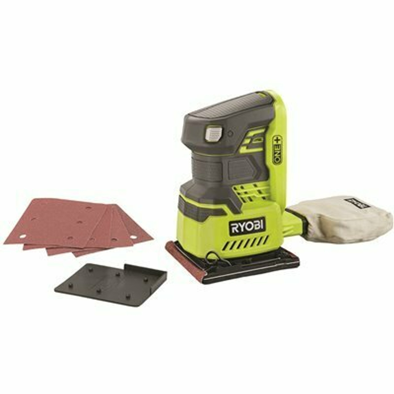 Ryobi One+ 18V Cordless 1/4 Sheet Sander (Tool-Only) With Dust Bag