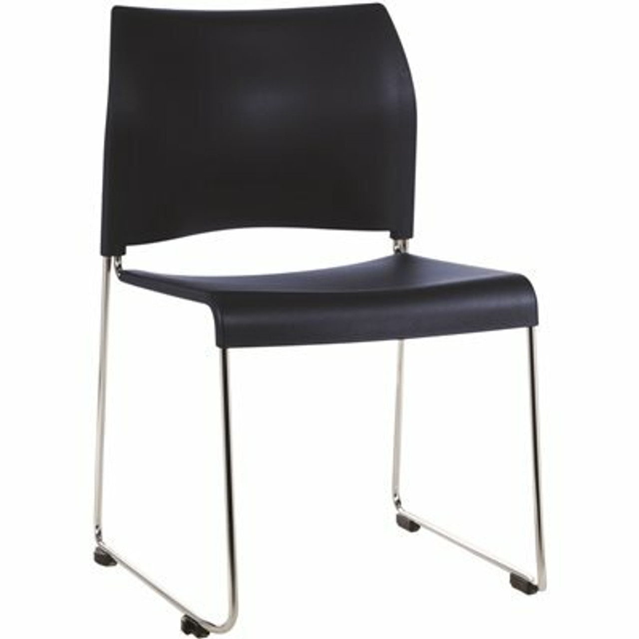 National Public Seating Plstc Stack Chair Navy