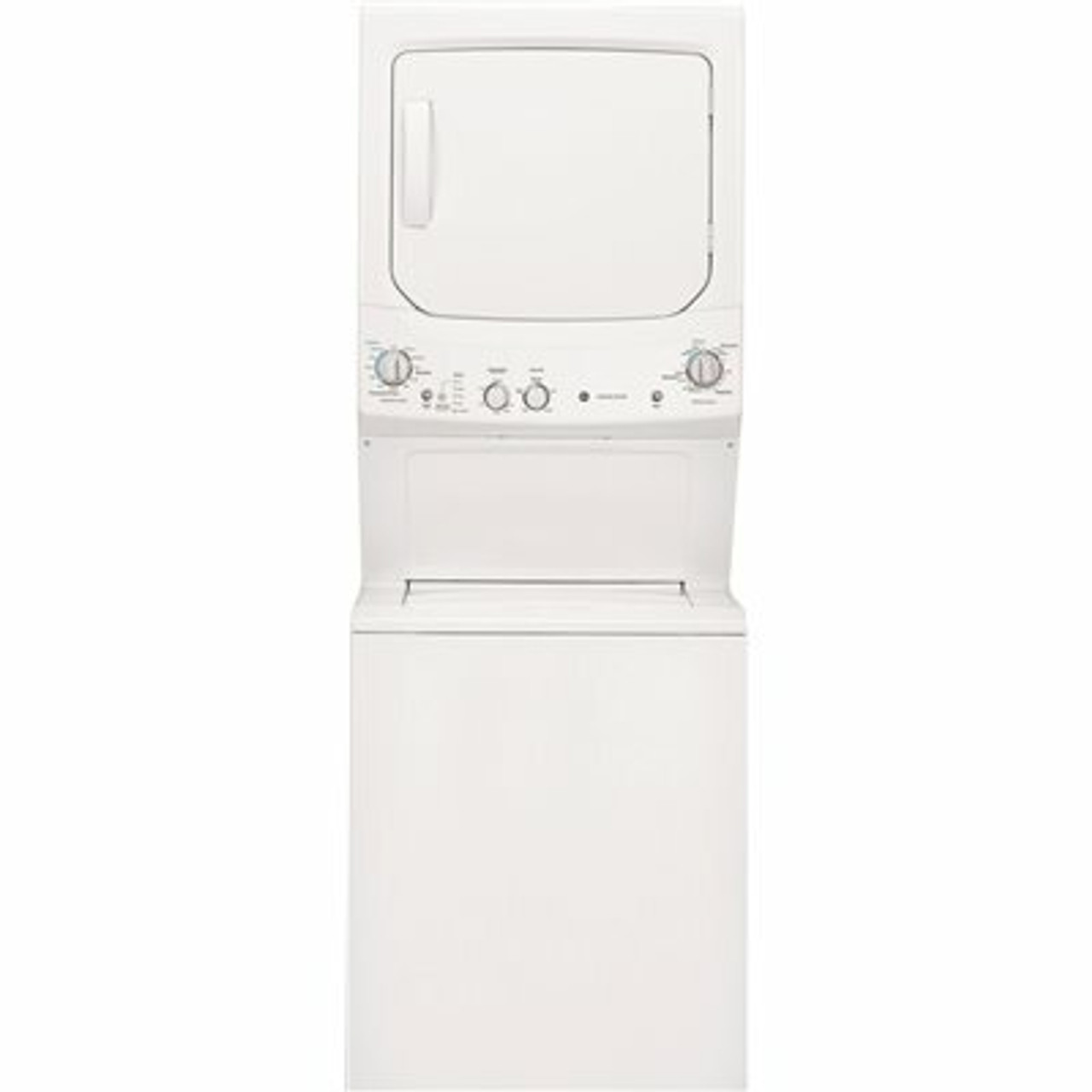 Ge White Laundry Center 3.8 Cu. Ft. Washer And 5.9 Cu. Ft. 240-Volt Vented Electric Dryer