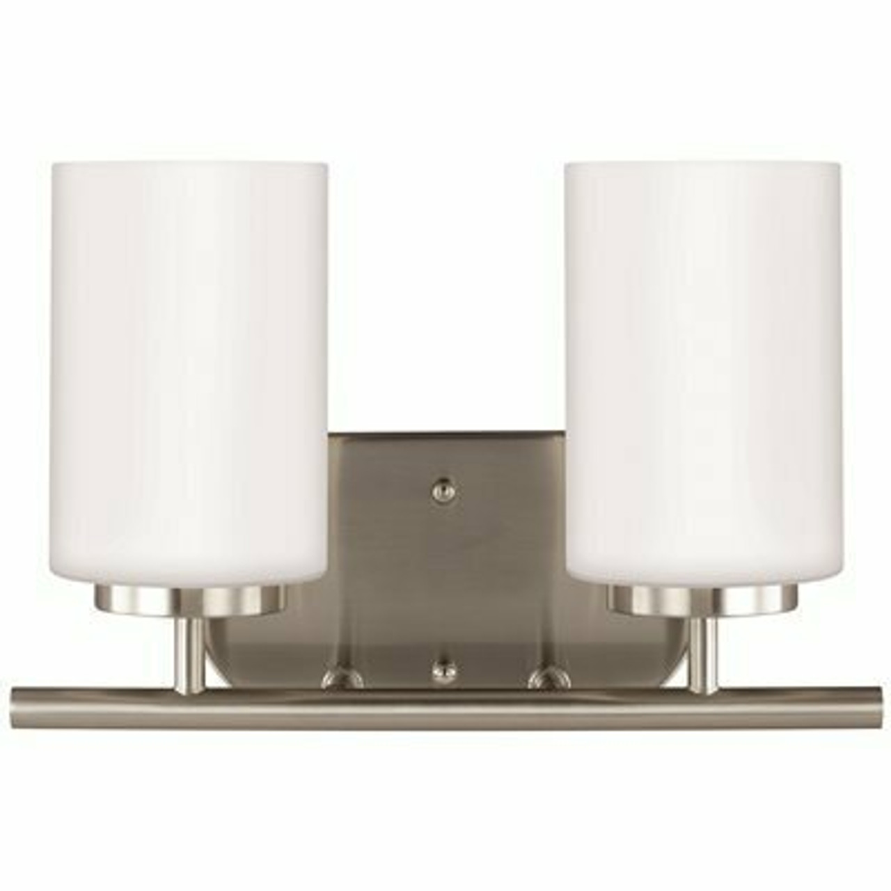 Sea Gull Lighting Oslo 2-Light Brushed Nickel Bath Light