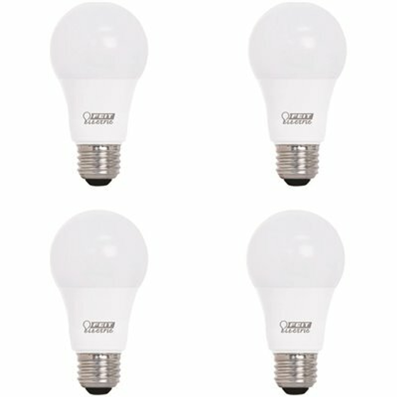 Feit Electric 60-Watt Equivalent A19 Dimmable Cec Energy Star 90+ Cri Indoor/Outdoor Led Light Bulb, Daylight (4-Pack)