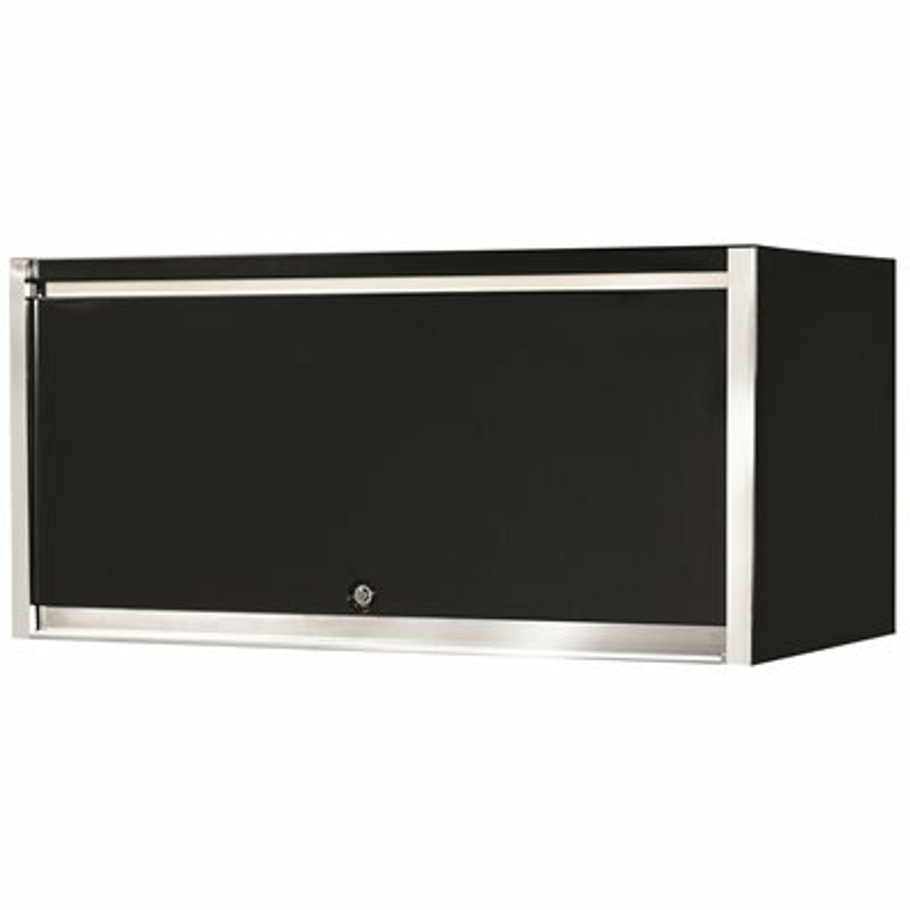 Extreme Tools 55 In. Power Workstation Professional Hutch With Stainless Steel Shelf And Work Surface In Black