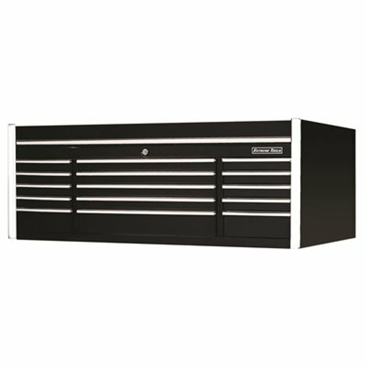 Ex Professional Series 72 In. W X 30 In. D X 26.25 In. H 15-Drawer Triple Bank Top Chest, 300 Lbs. Slides In Black