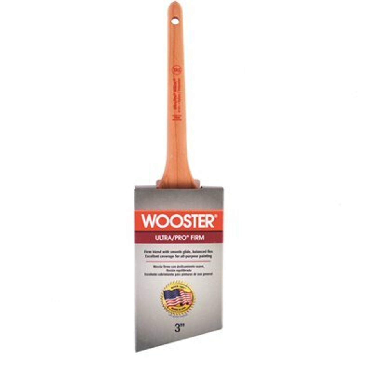Wooster 3 In. Ultra/Pro Firm Willow Nylon/Polyester Thin Angle Sash Brush