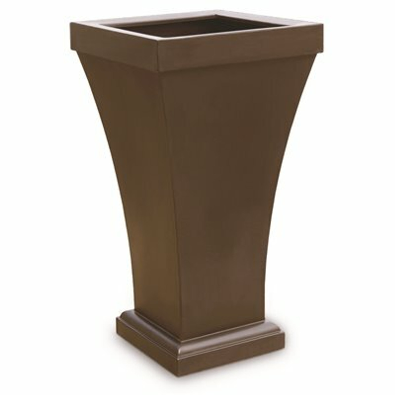 Mayne Bordeaux 40 In. Espresso Plastic Planter