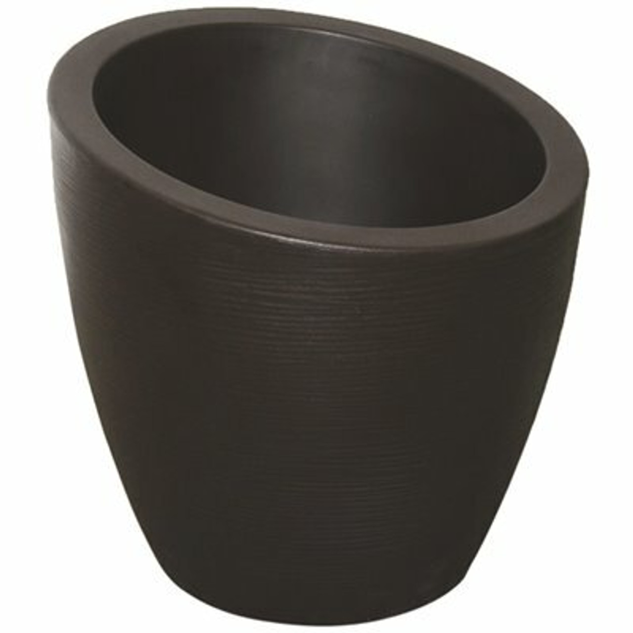 Mayne Modesto 20 In. Black Plastic Planter