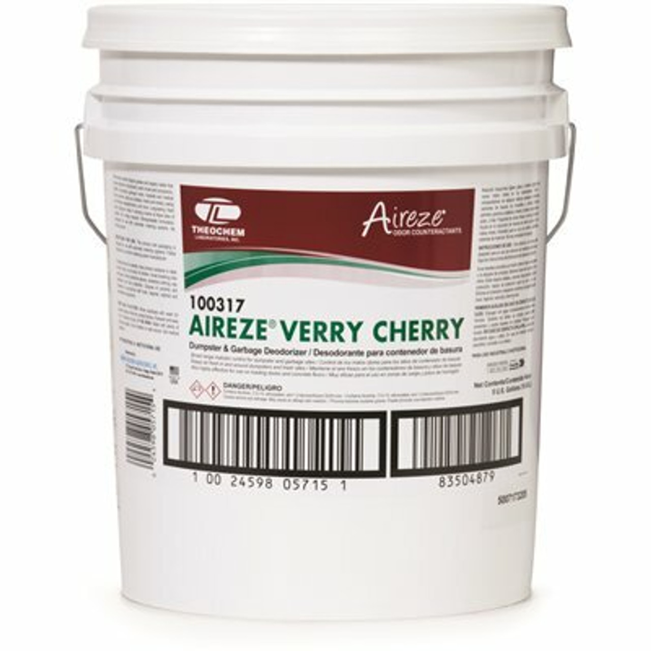 Aireze 5 Gal. Verry Cherry Liquid Dumpster And Garbage Deodorizer