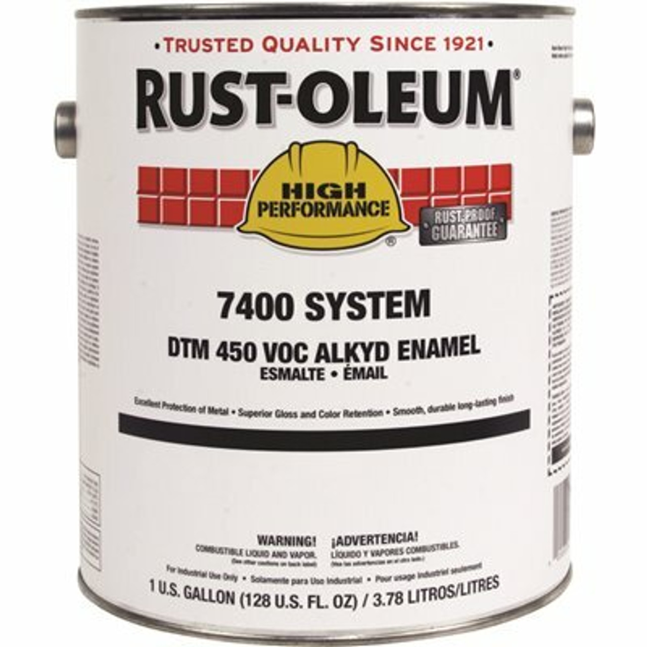 Rust-Oleum 1 Gal. 7400 Silver Gray Alkyd Enamel Paint