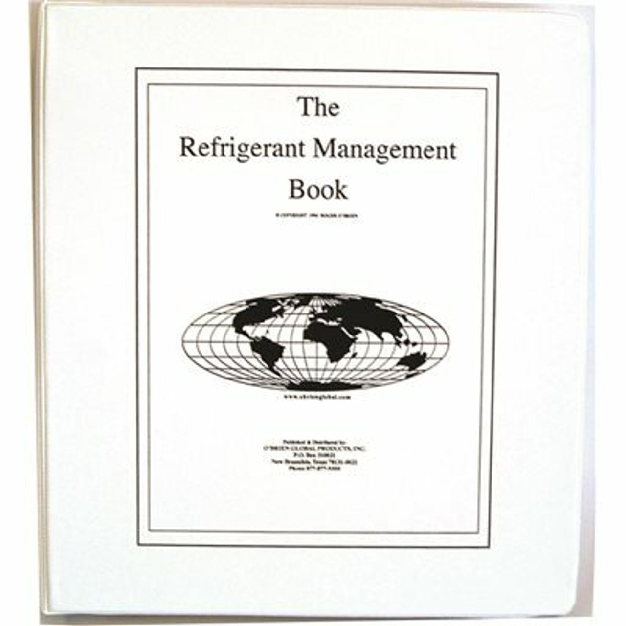 Obrien Global Products Refrigerant Management Book Epa