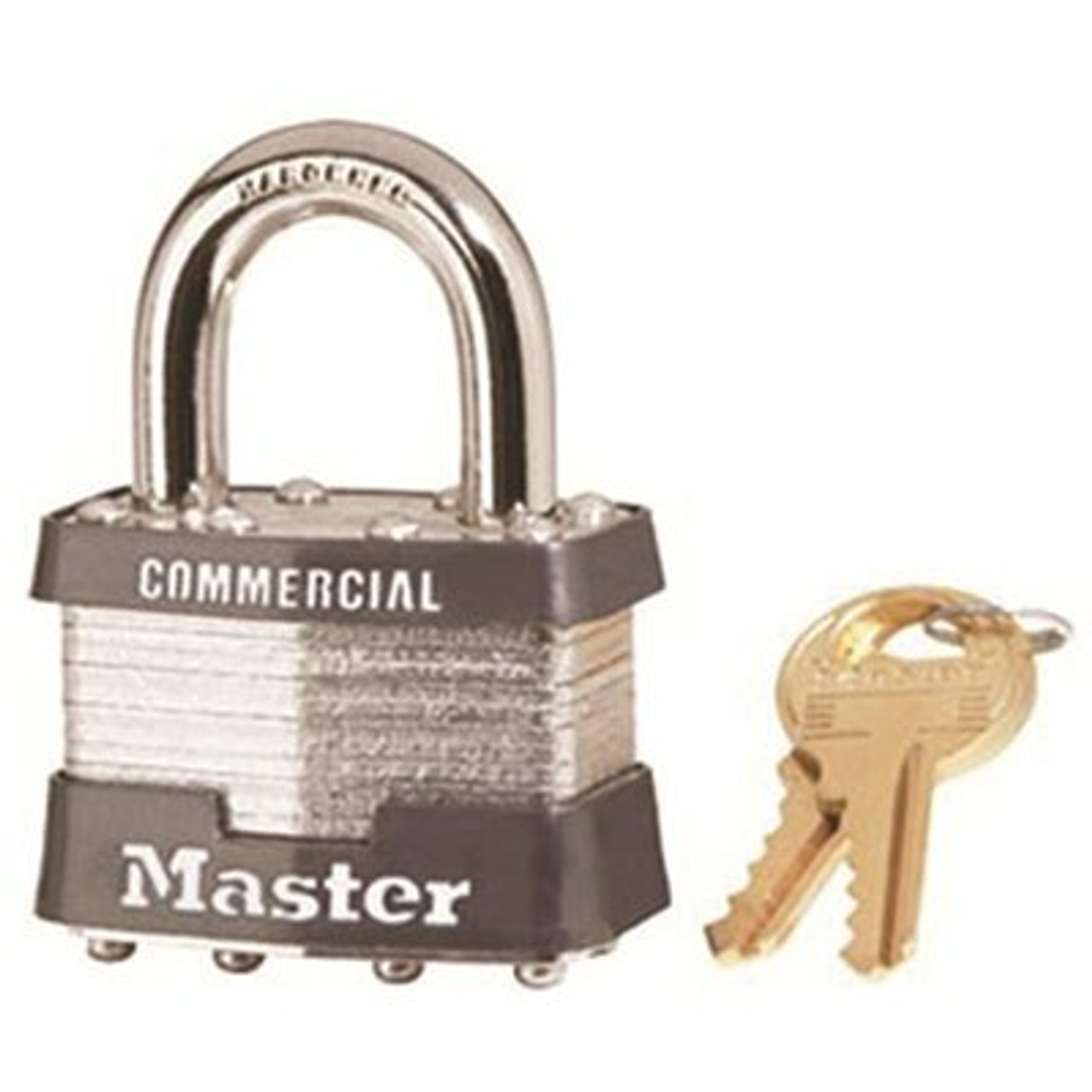 Master Lock Laminated Steel Padlock No.1 1-3/4 in. Body Ka2035