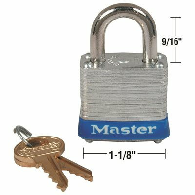 Master Lock #7 Laminated Steel Padlock, Keyed Alike With Keyway P150