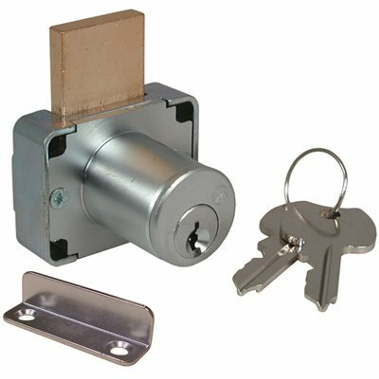 Olympus Lock Rekeyable Cabinet Drawer Lock D4291 Kywy 7/8 in. Ka