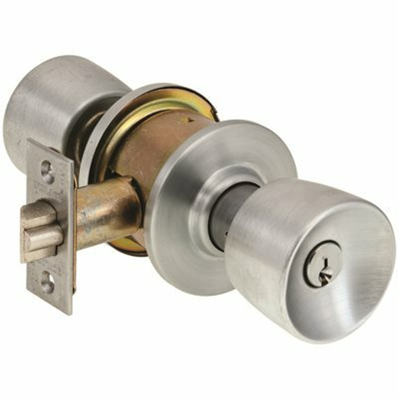 Schlage A Entry Tulip Lockset 2-3/4'' Bs Sc1 Chrome