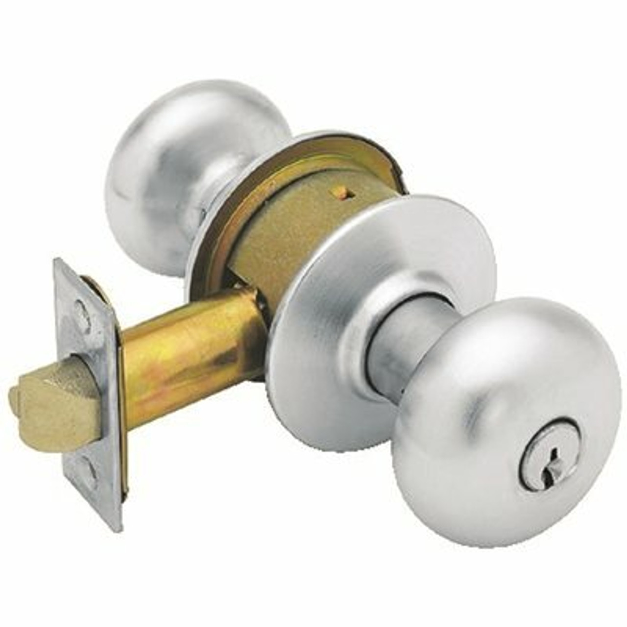 Schlage A Entry Plymouth Lockset 2-3/8'' Bs Sc1 Chrome