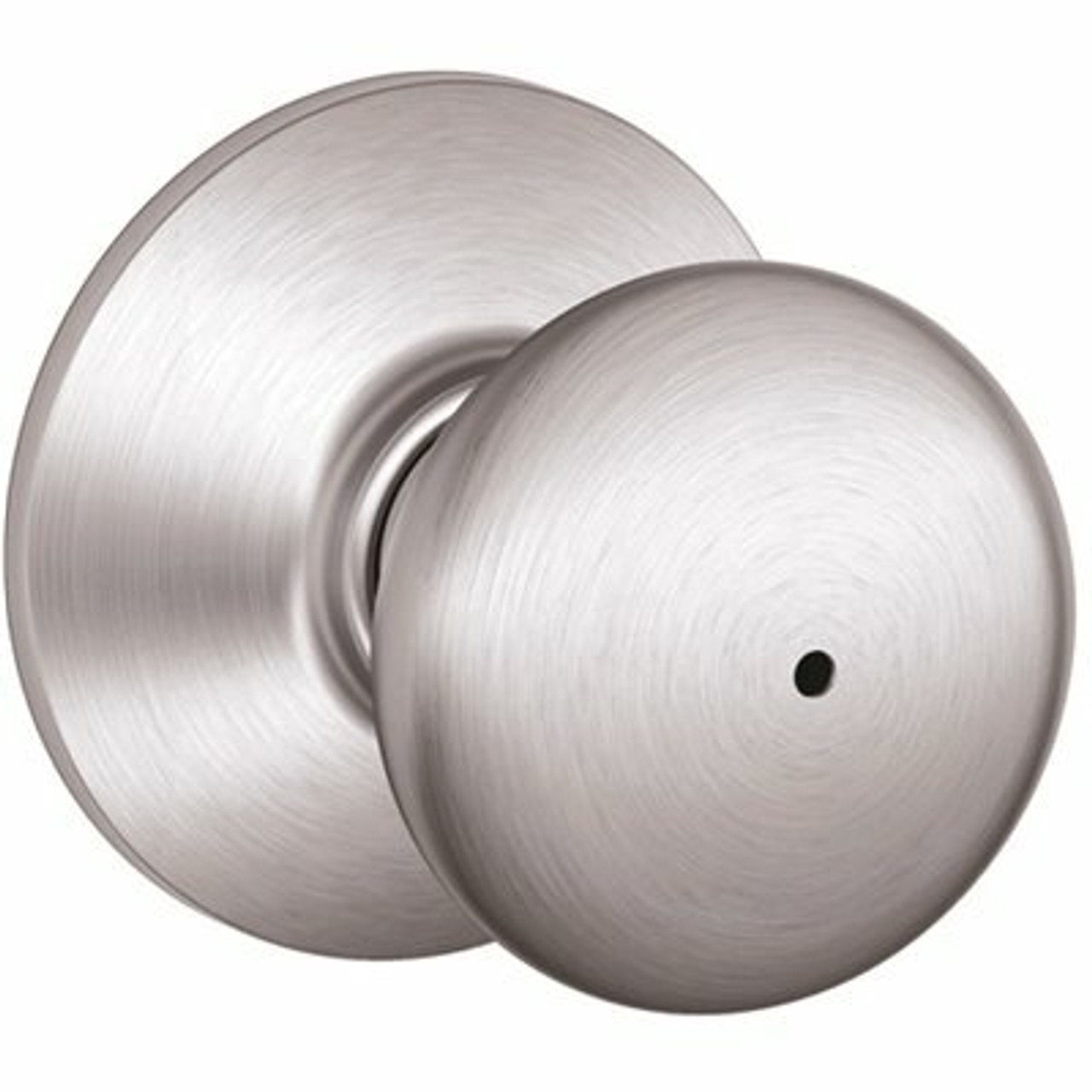 Schlage Plymouth Satin Chrome Privacy Bed/Bath Door Knob