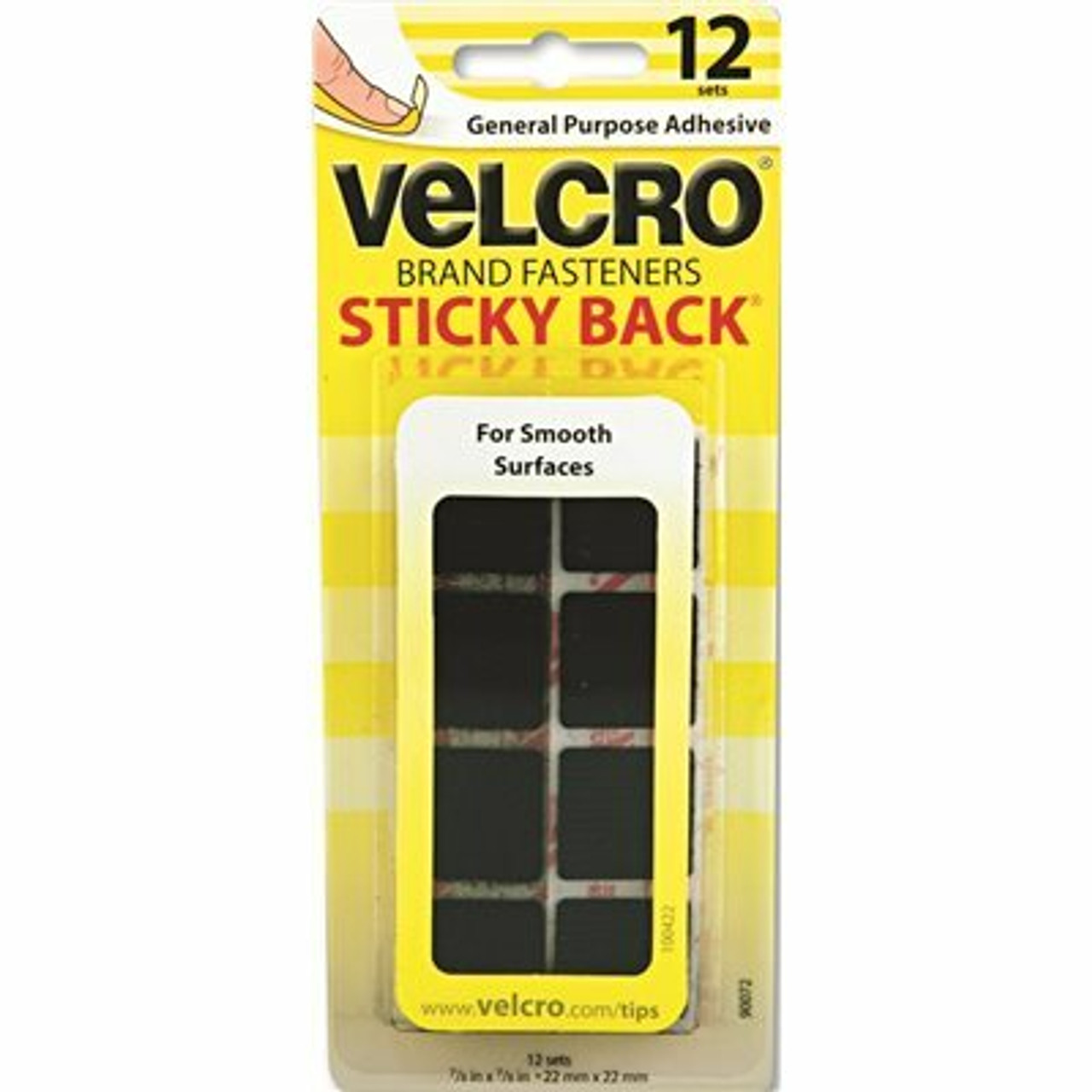 Velcro Brand 7/8 In. Sticky Back Squares (12-Pack)