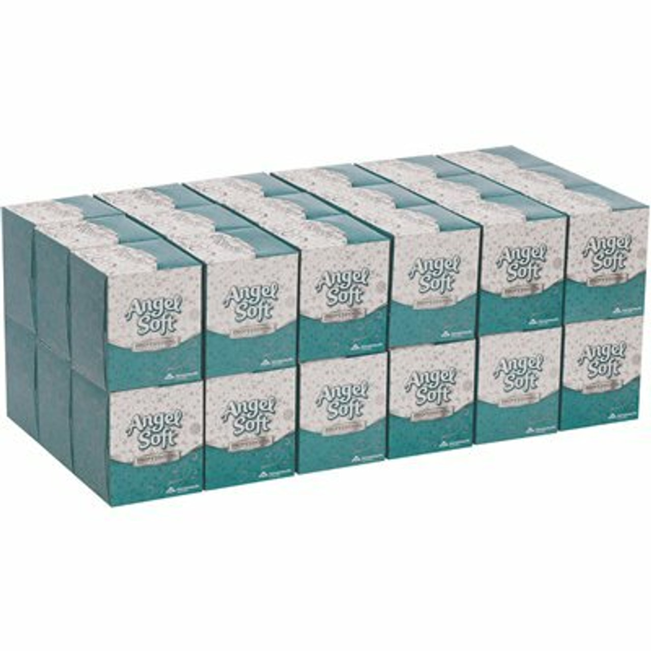 Angel Soft Professional Series White Premium Facial Tissue Cube Box (96-Count, 36-Boxes/Case)