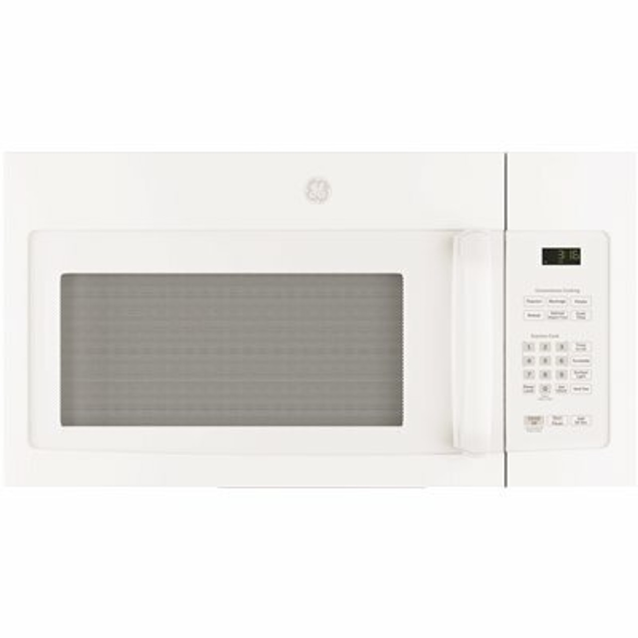 Ge 30 In. 1.6 Cu. Ft. Over The Range Microwave In White