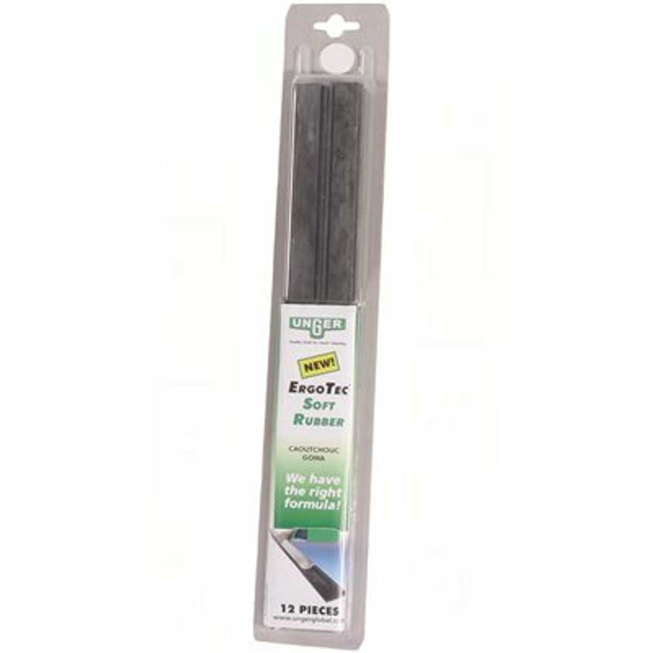 Unger 12 In. Replacement Rubber Squeegee Blade