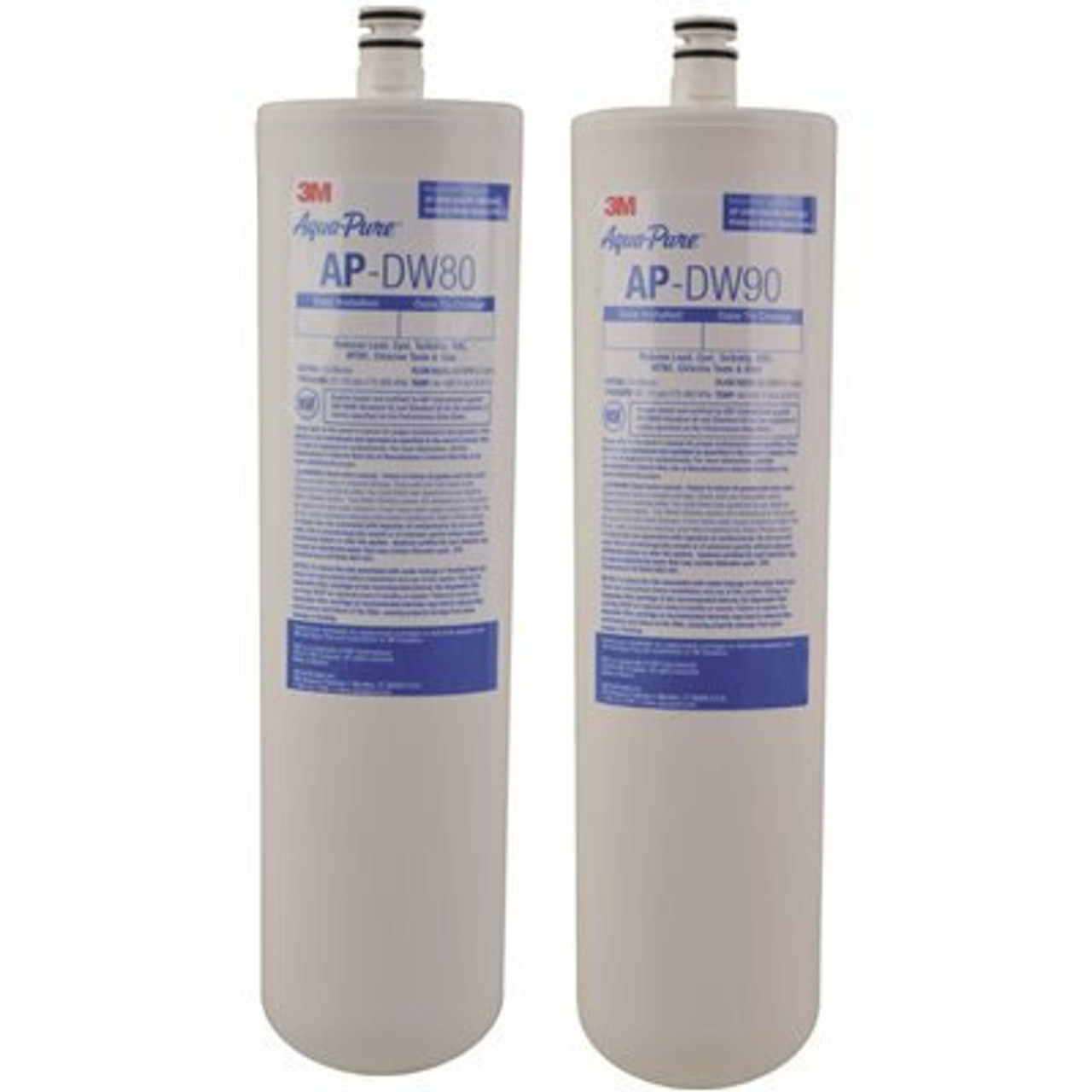 3M Aqua-Pure Under Sink Replacement Water Filter Ap-Dw80/90 2 Filter Replacement Cartridge For Aqua-Pure Ap-Dws1000 System