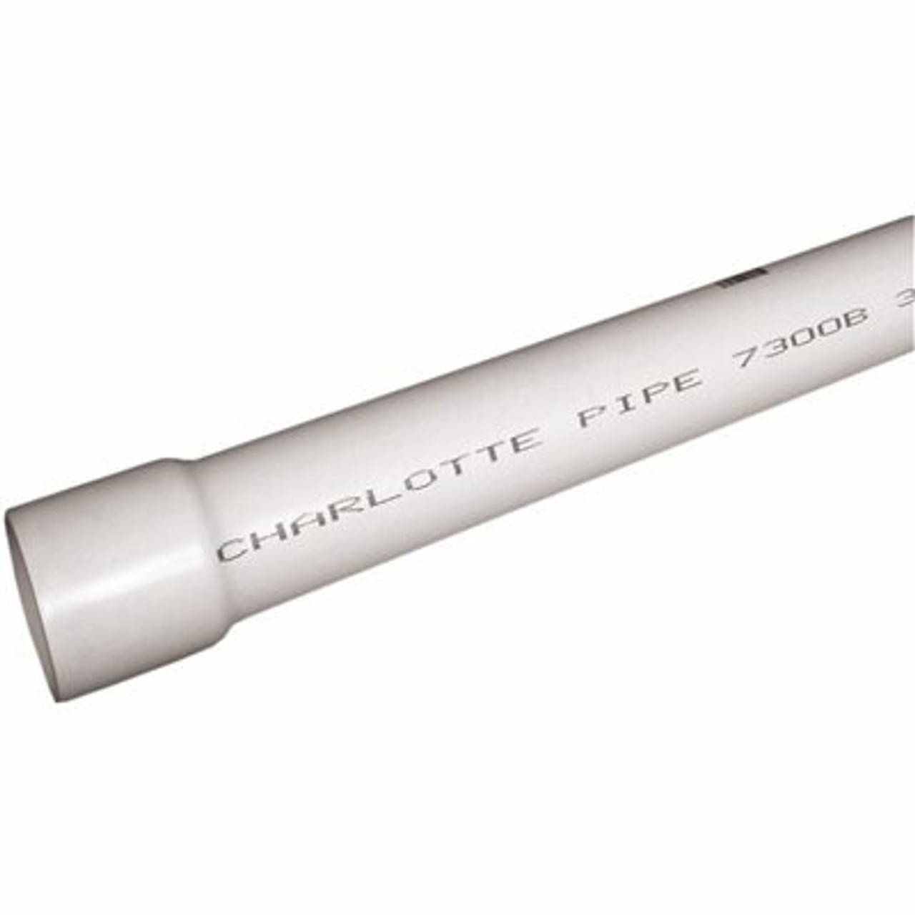 Charlotte Pipe 1 In. X 20 Ft. Pvc Schedule 40 Belled-End Pressure Pipe