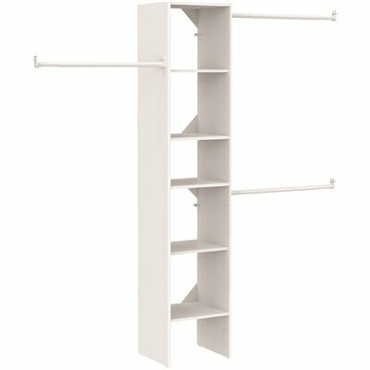 Closetmaid Selectives 48 In. W - 113 In. W White Wood Closet System