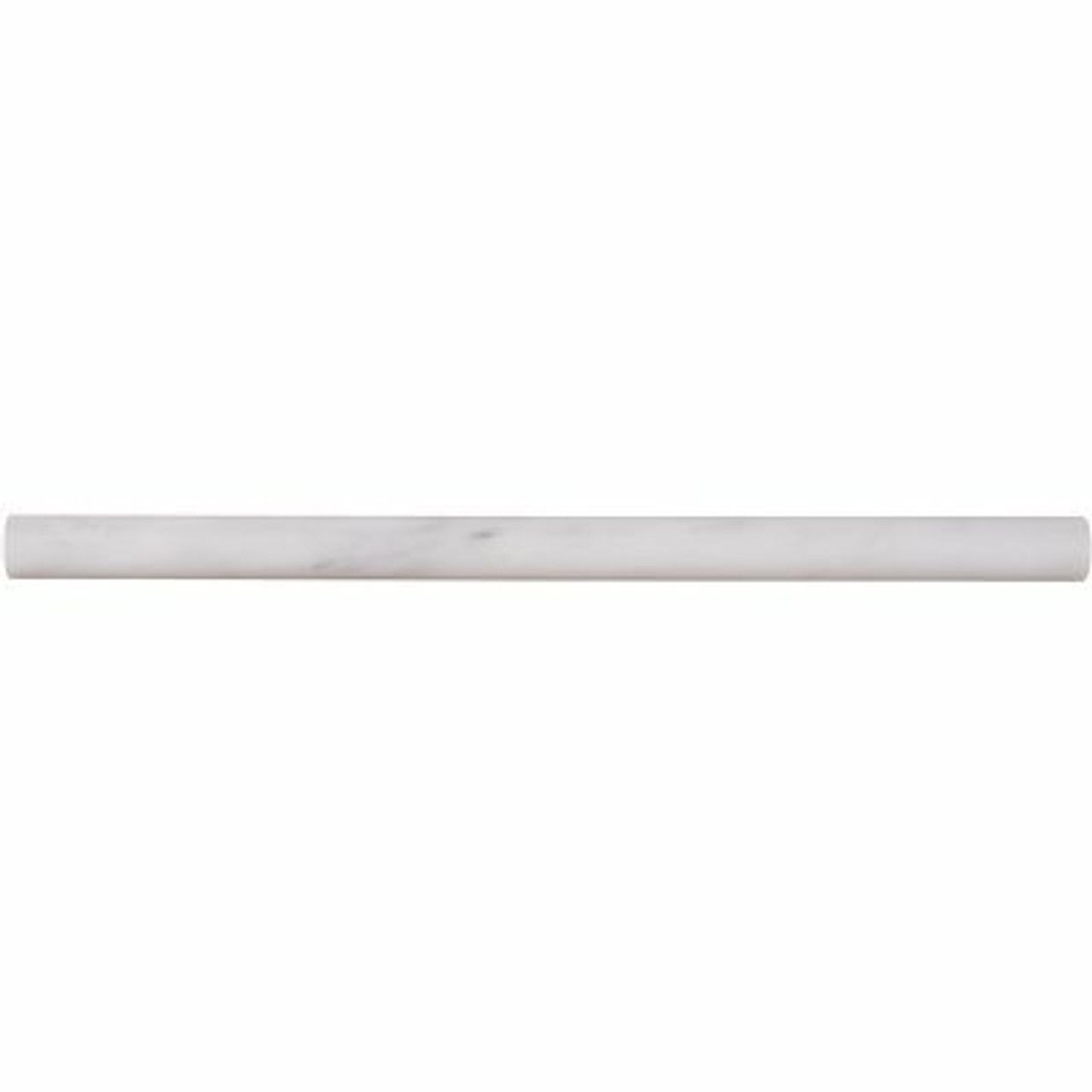 Msi Greecian White Pencil Molding 3/4 In. X 12 In. Polished Marble Wall Tile (1 Lin. Ft.)