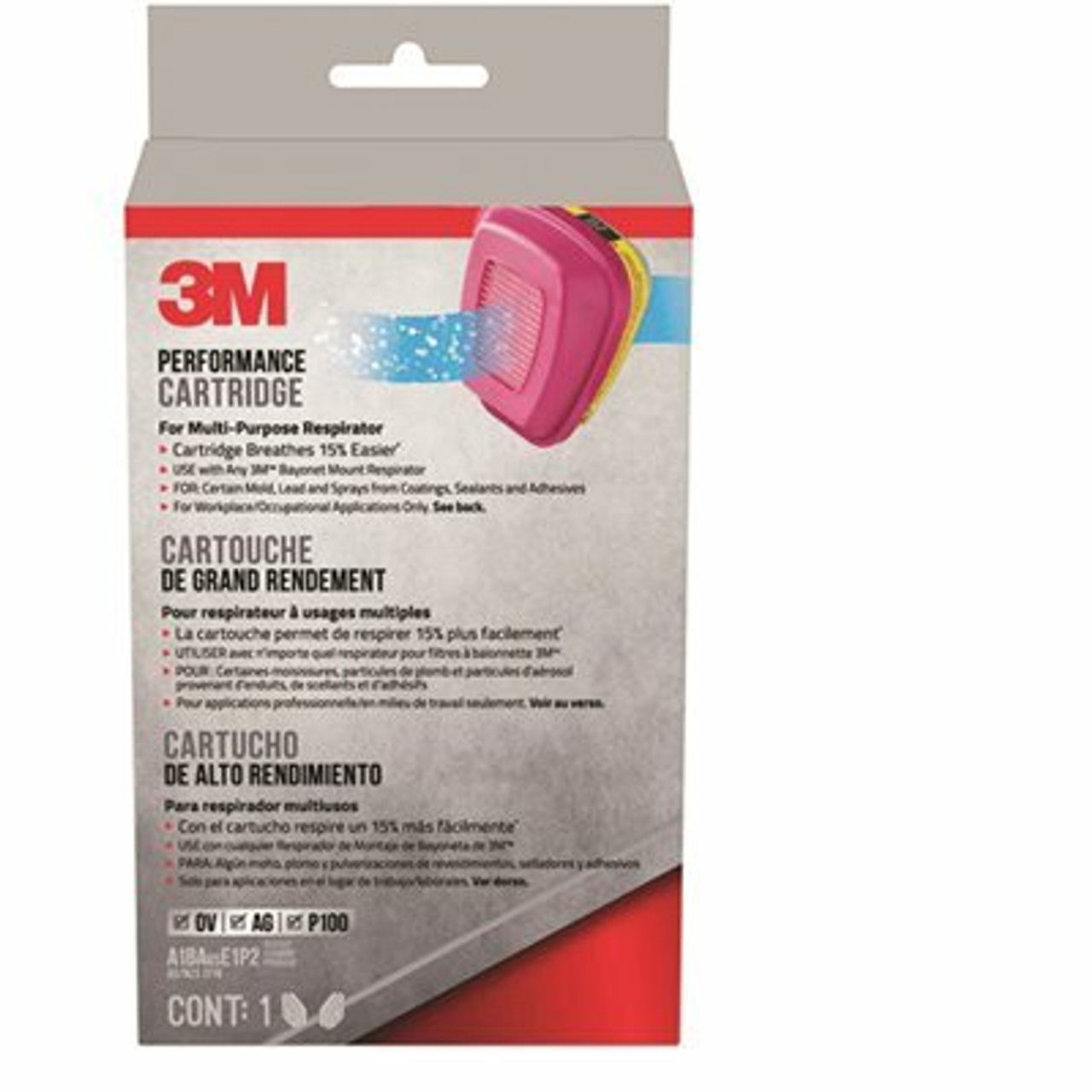 3M Professional Multi-Purpose Replacement Respirator Cartridges