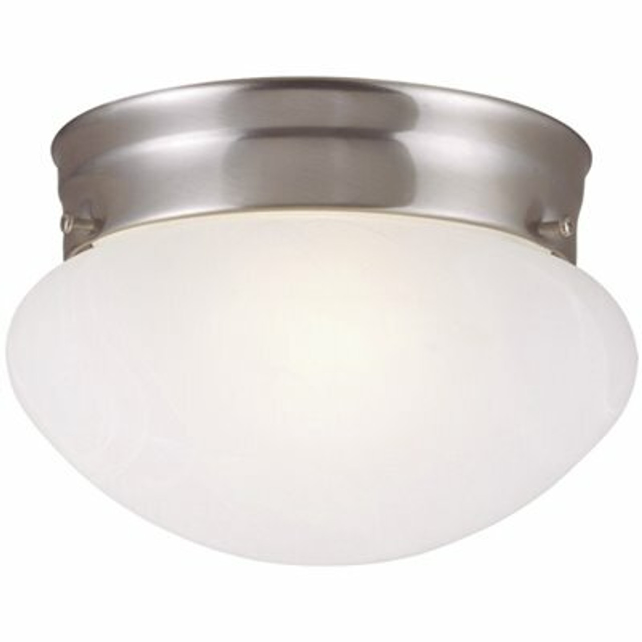 Design House Millbridge 2-Light Satin Nickel Ceiling Semi Flush Mount Light - 202500726