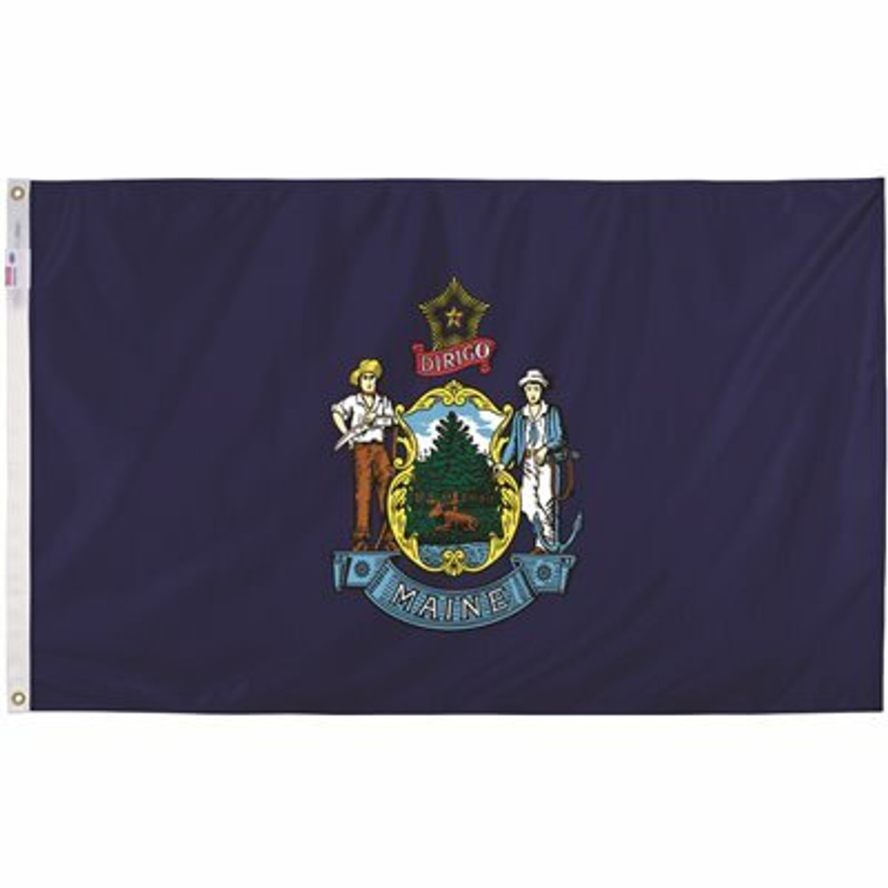 Valley Forge Flag 3 Ft. X 5 Ft. Nylon Maine State Flag