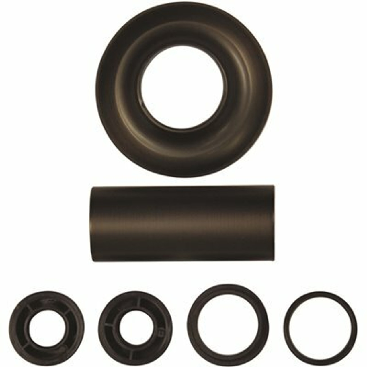 Danco 3 In. O.D. X 1-1/4 In. I.D. Tub/Shower Escutcheon And Flange Assembly Set In Oil Rubbed Bronze