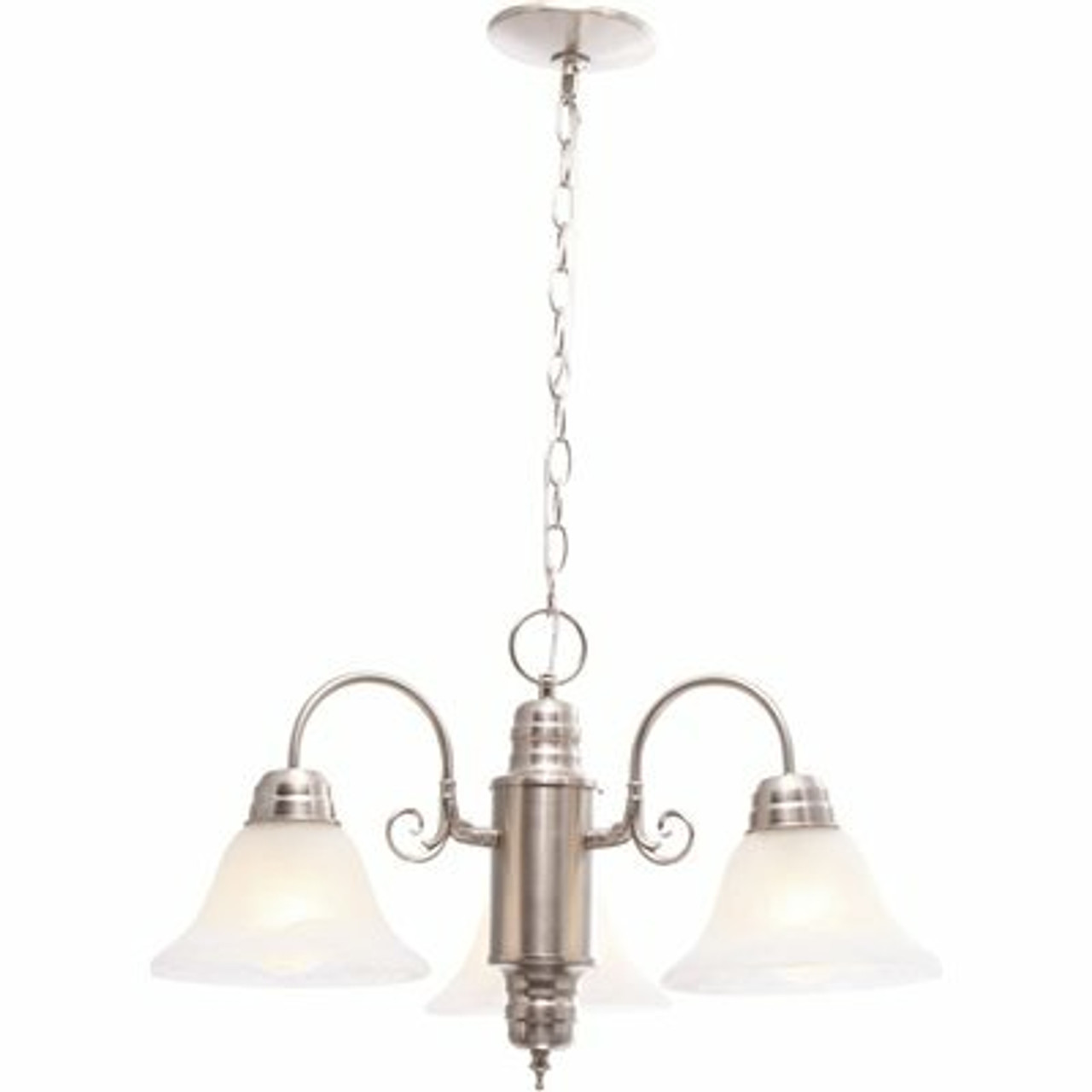 Design House Millbridge 3-Light Satin Nickel Chandelier