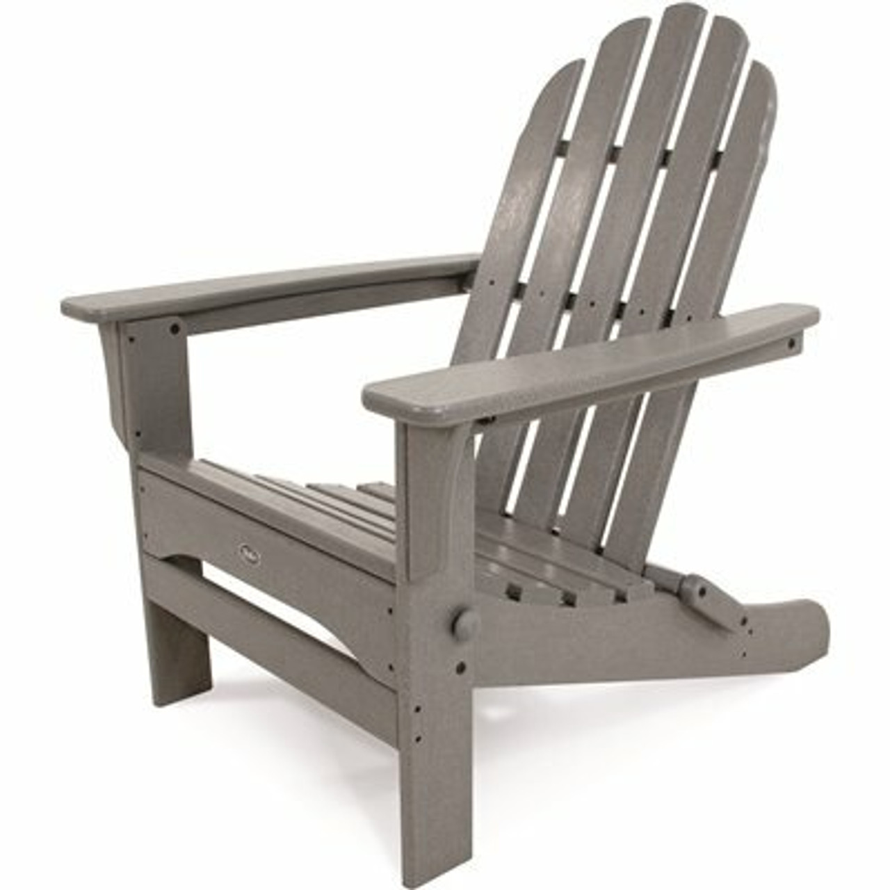 Trex Outdoor Furniture Cape Cod Stepping Stone Folding Plastic Adirondack Chair