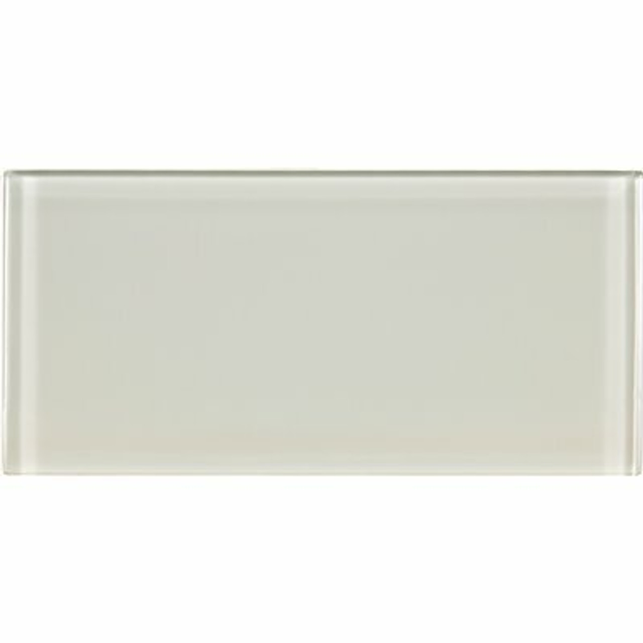 MSI Arctic Ice 3 in. x 6 in. Glossy Glass White Subway Tile (1 sq. ft. / case)