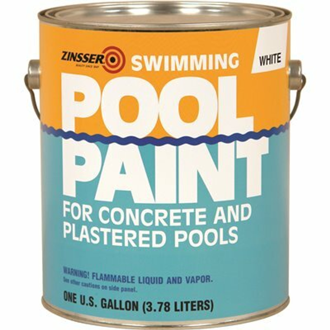 Zinsser 1 Gal. Flat Oil-Based White Swimming Pool Paint