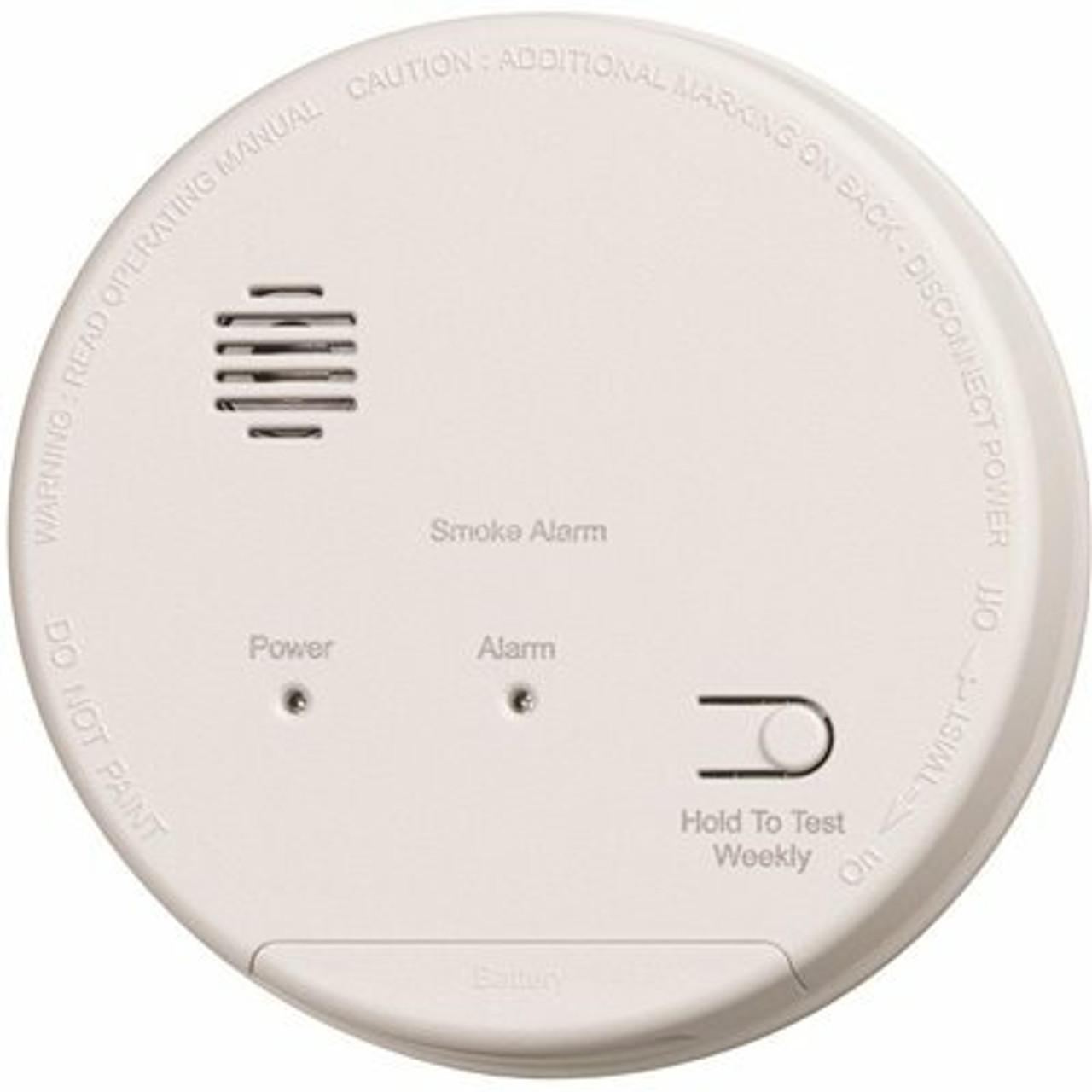 Gentex Hardwired Interconnected Photoelectric Smoke Alarm With Dualink, Battery Backup And Relay Contacts