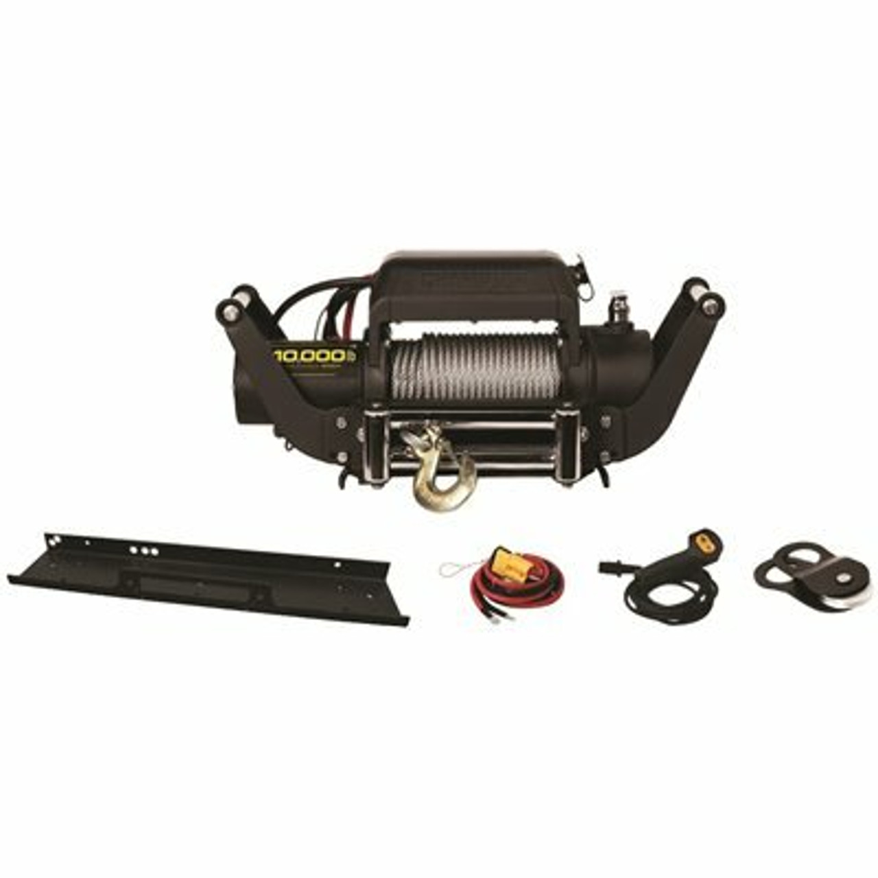 Champion Power Equipment 10,000 Lbs. Truck/Jeep Winch Kit With Speed Mount Hitch Adapter