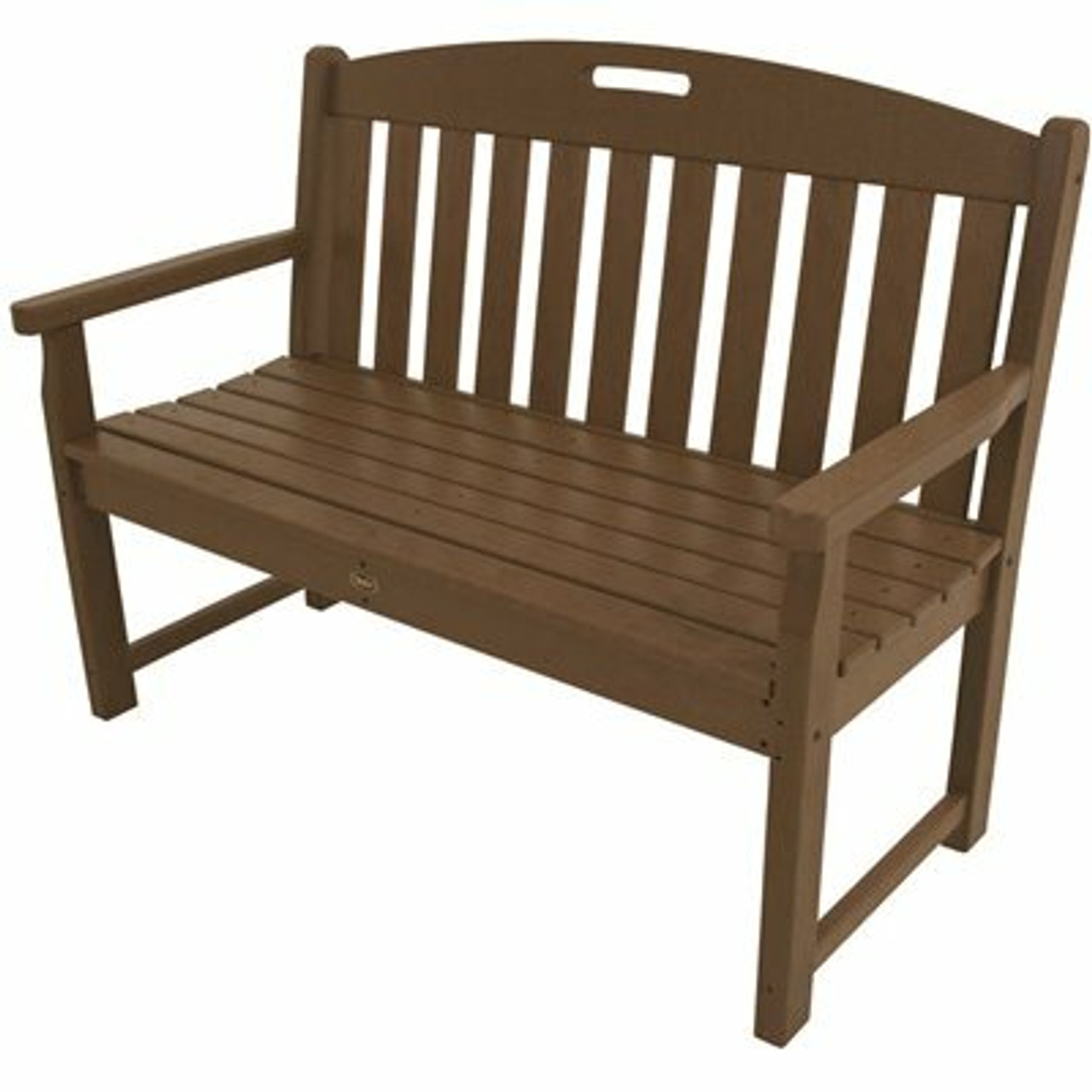 Trex Outdoor Furniture Yacht Club 48 In. Tree House Plastic Patio Bench