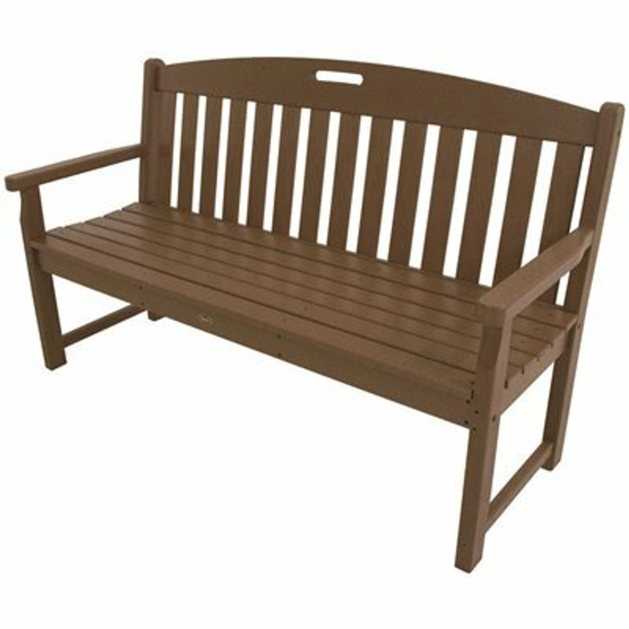 Trex Outdoor Furniture Yacht Club 60 in. Tree House Plastic Patio Bench